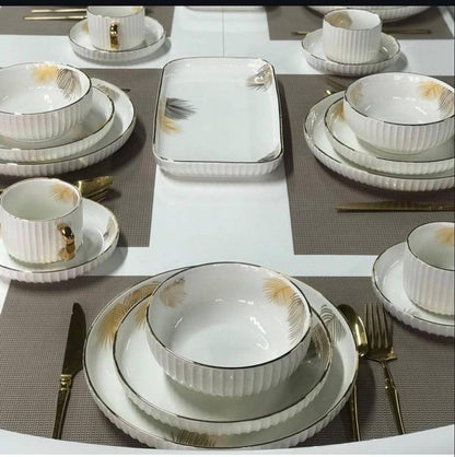 Elegant  European Porcelain Dinner set