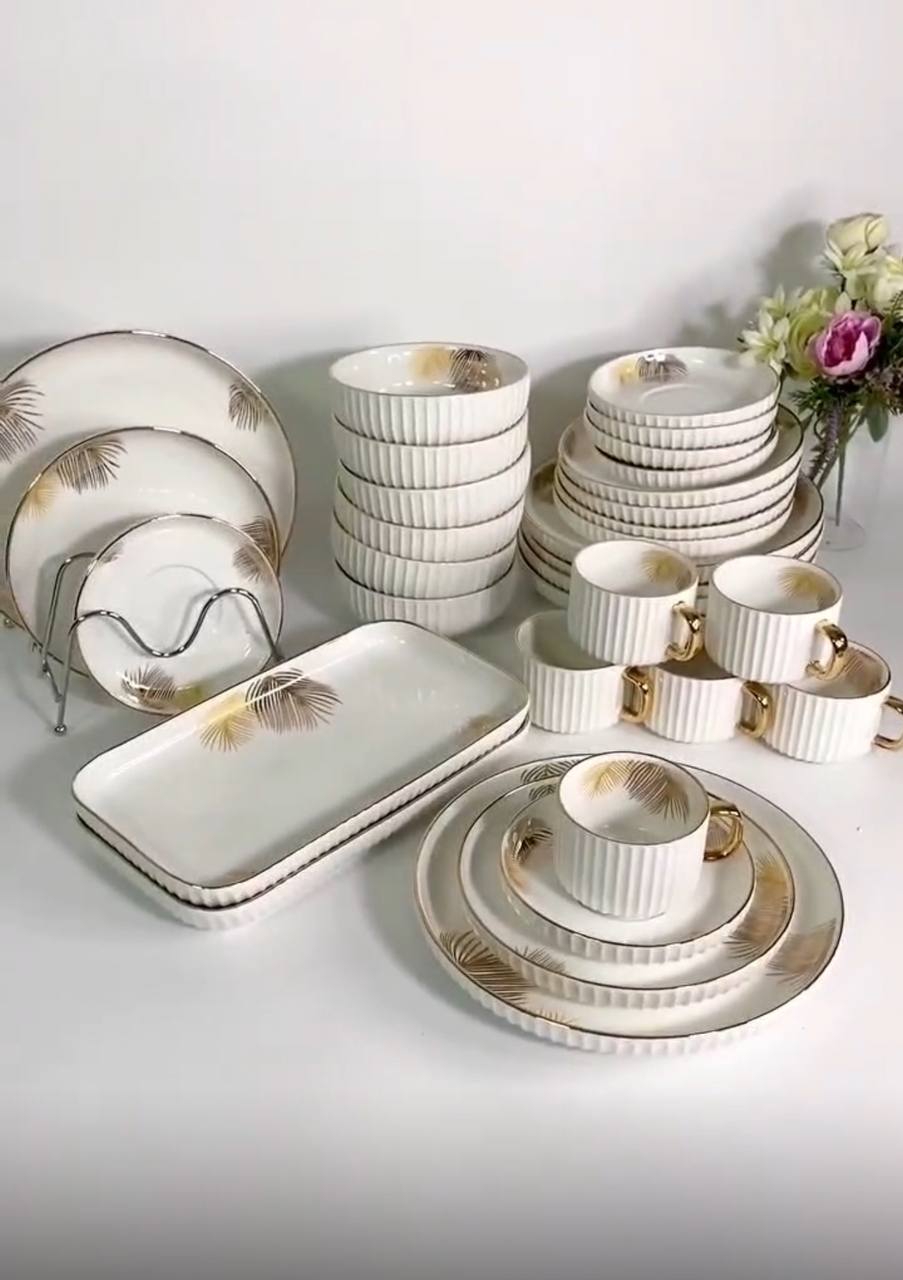 Elegant  European Porcelain Dinner set