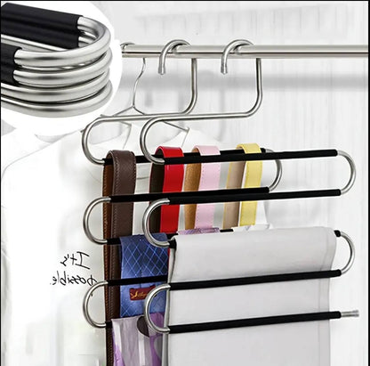S-shaped non slip hangers