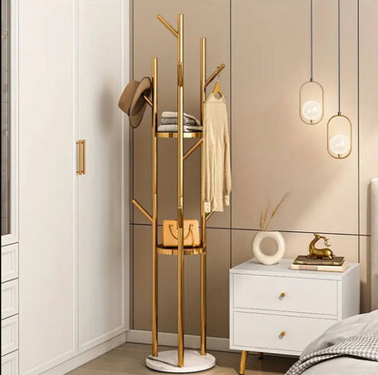 Fancy Multi-Functional metallic  Coat/handbag hanger