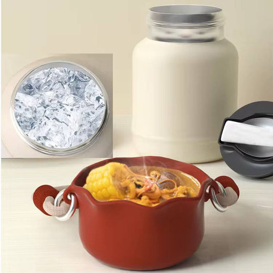 Very high quality 680ml Happy Every Day insulated food fla