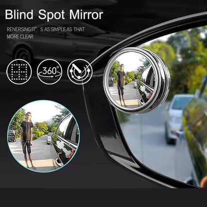 2pcs blind spot mirrors 360 degree