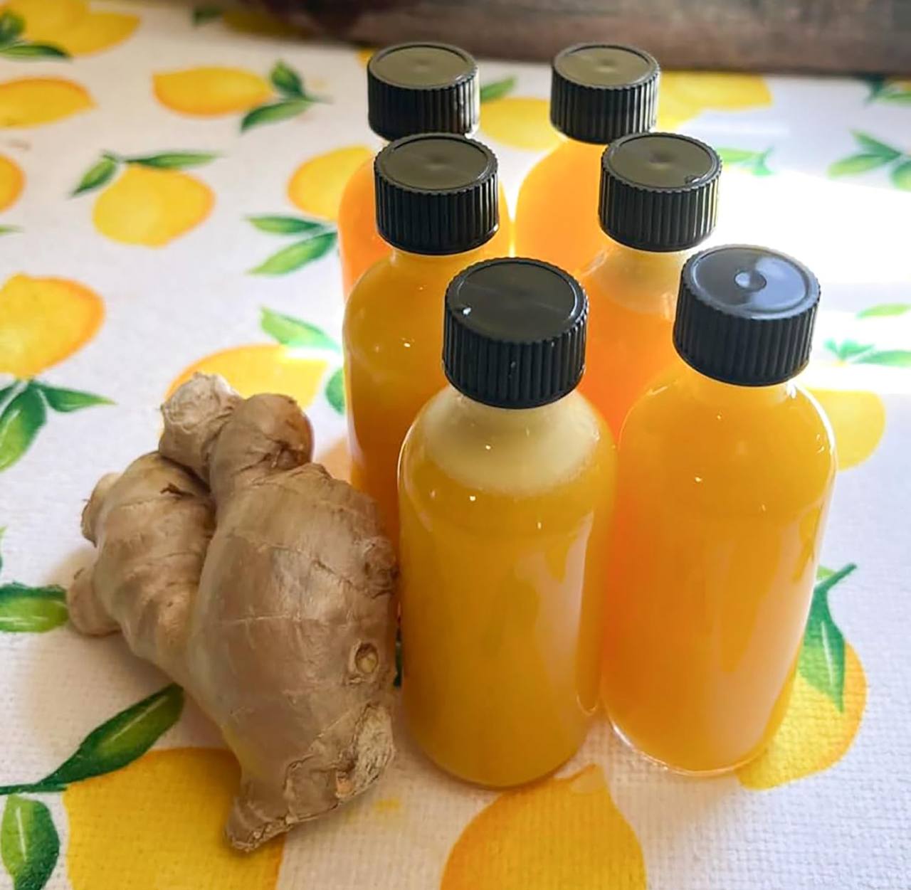 6pcs 60ml Ginger Shot/Immunity short Bottles