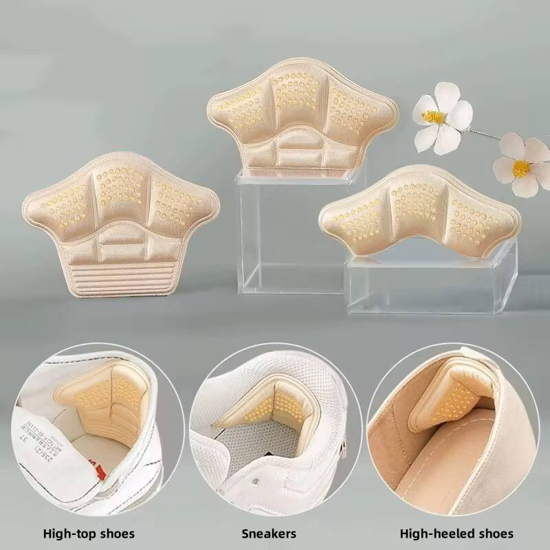 Shoe adjust size heel pad a pair