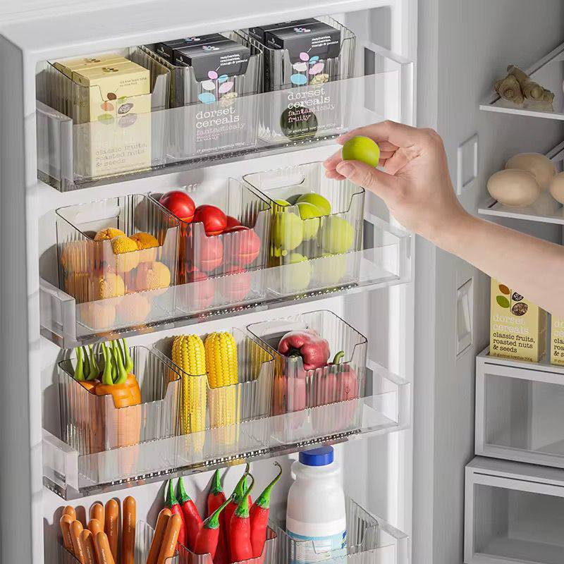 Acrylic Refrigerator Side Door Food Fresh Storage Box
