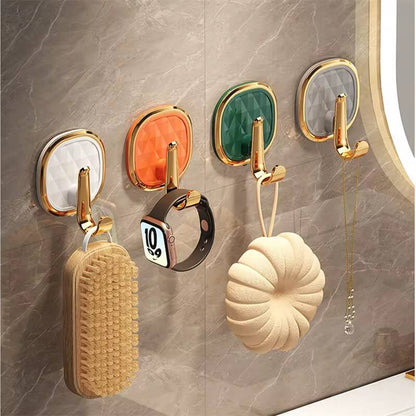 Luxury punch free multifunctional wall hooks
