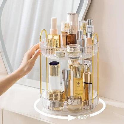 Rotating make up stand