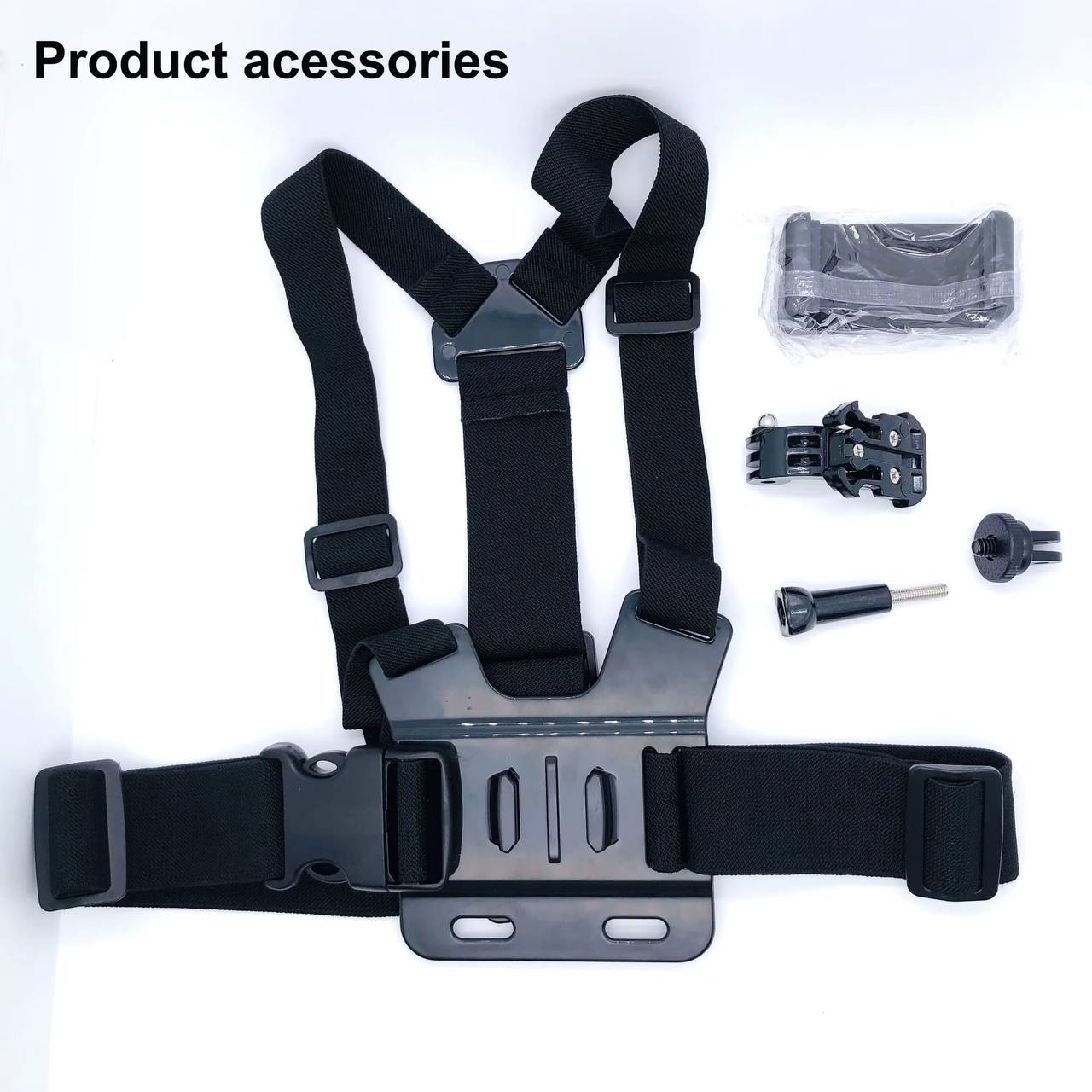 Chest strap phone/camera holder
