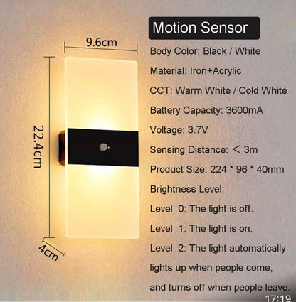 motion sensor wall lamp