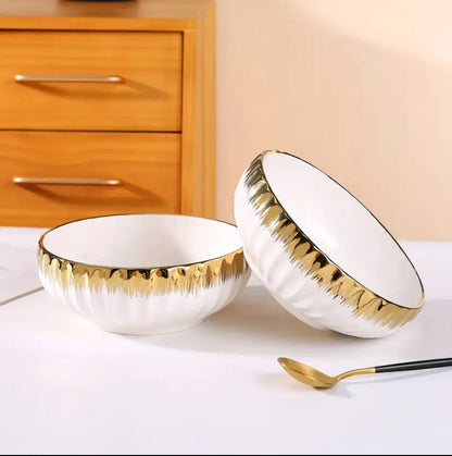 6pc Porcelain shell bowl