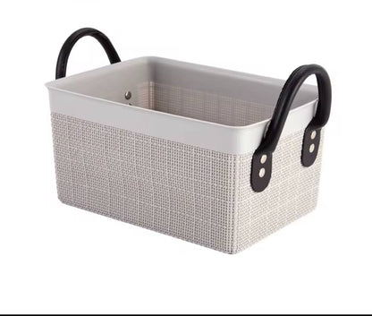 Fancy shopping basket rectangle small