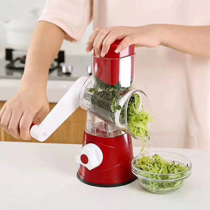 Table top rotary drum grater