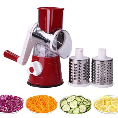 Table top rotary drum grater
