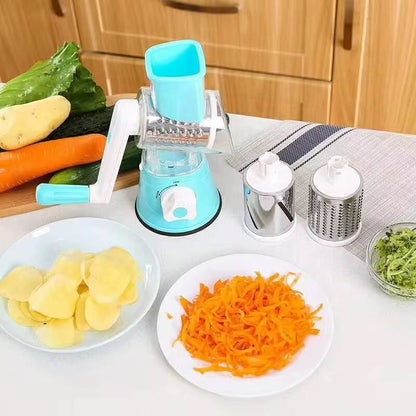 Table top rotary drum grater