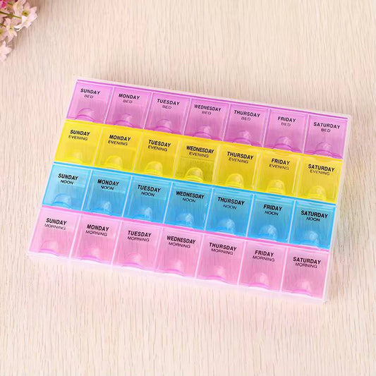 Monthly pill organiser