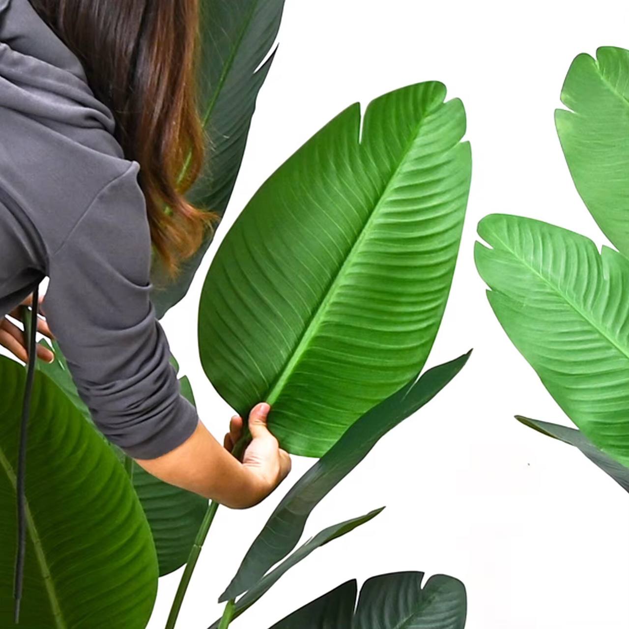 Nordic High quality potted artificial green tree