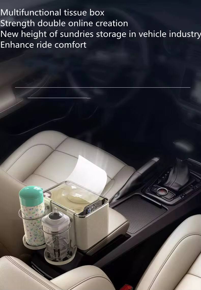 Car arm rest organizer