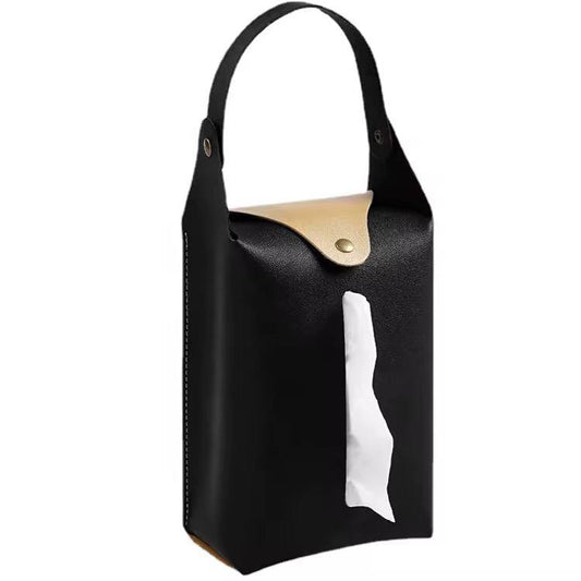 PU leather napkin tissue Holder