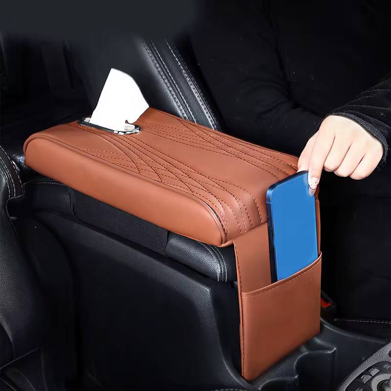 Quality leather car armrest