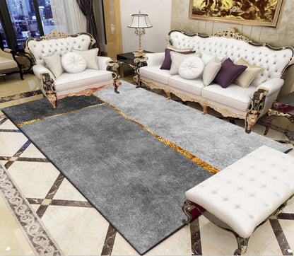 3D carpets reinforced with rubber bottom for maximum grip and comfort