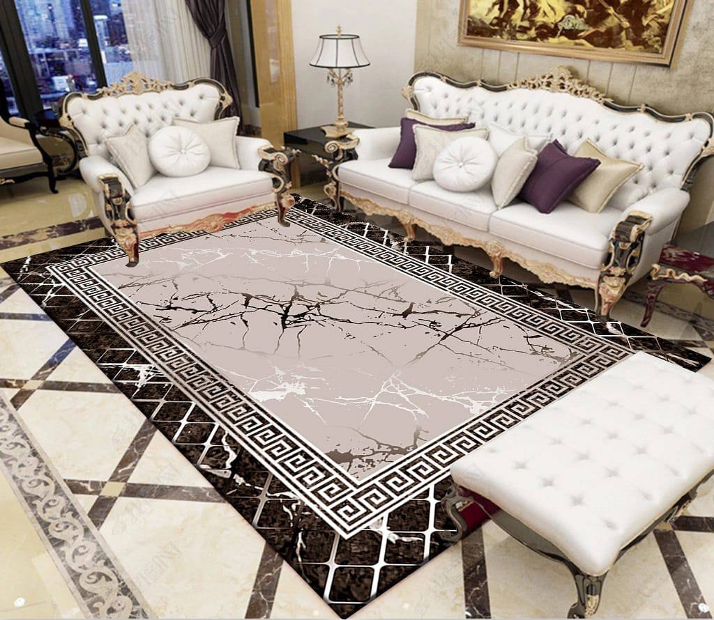 3D carpets reinforced with rubber bottom for maximum grip and comfort