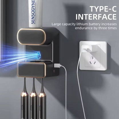 Automatic Toothpaste Squeezer Wall-mounted Electric Toothpaste Dispenser