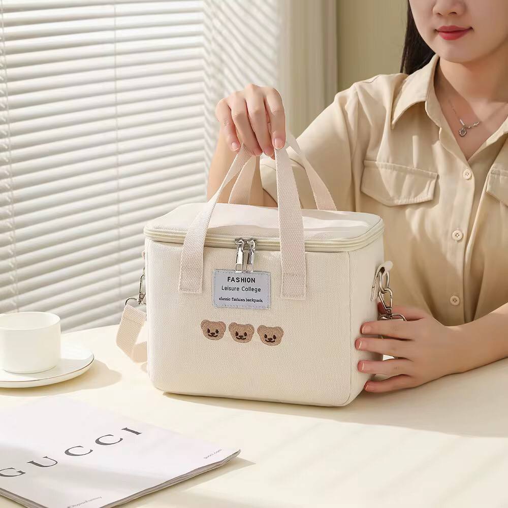 Lunch Bags Canvas Crossbody Bags