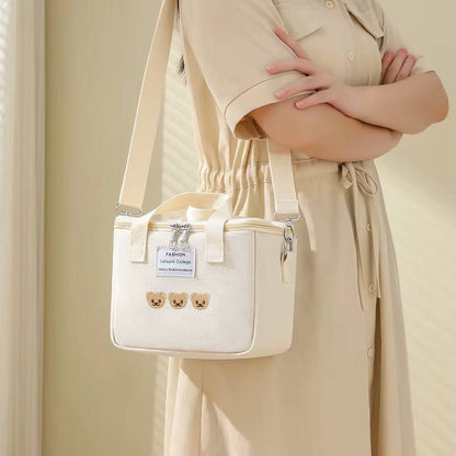 Lunch Bags Canvas Crossbody Bags
