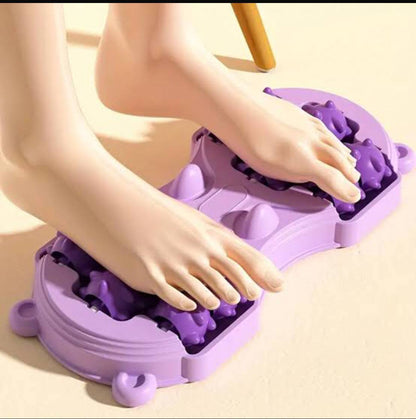 Manual Stepping 14 roller foot massager