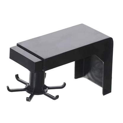 Multifunctional shelf 6  rotating hooks organizer