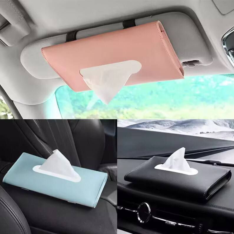Car visor tissue Holder