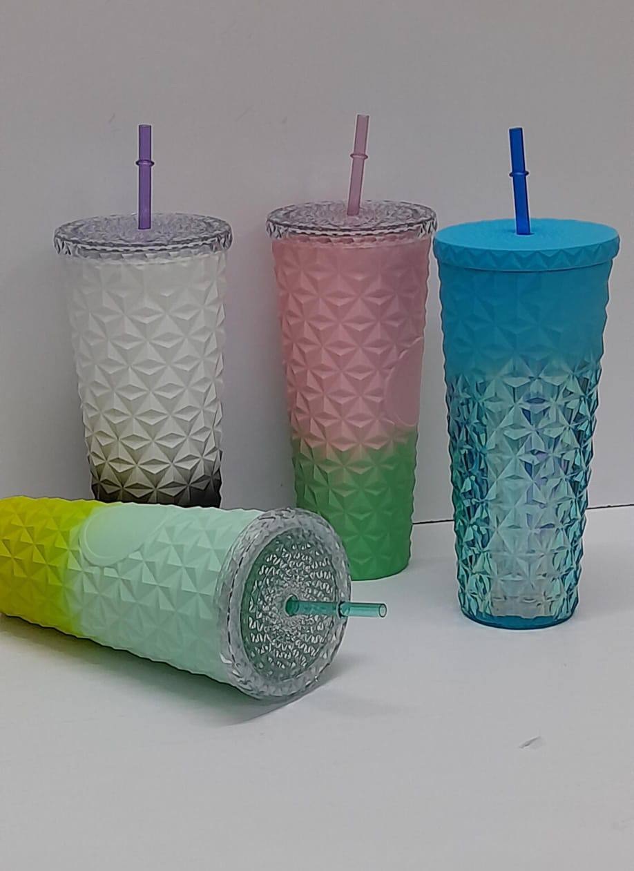 Double walled coloured acrylic Water / Juice  Tumbler