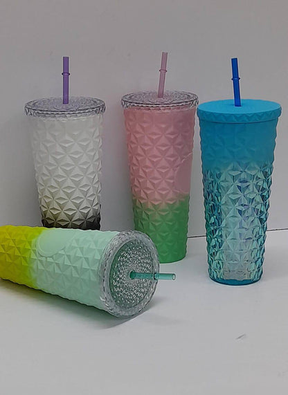 Double walled coloured acrylic Water / Juice  Tumbler