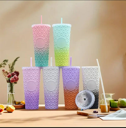 Double walled coloured acrylic Water / Juice  Tumbler