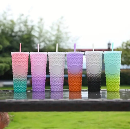 Double walled coloured acrylic Water / Juice  Tumbler