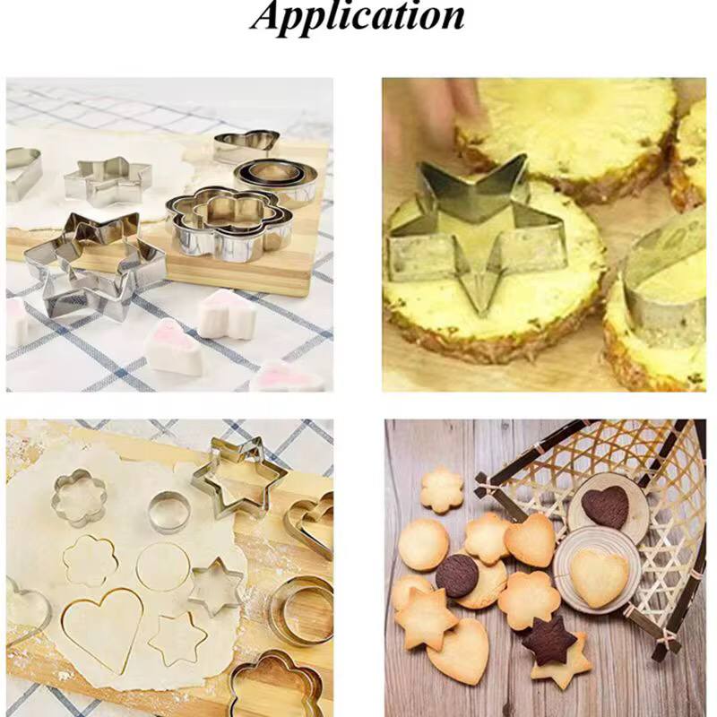 Metallic cookie cutter