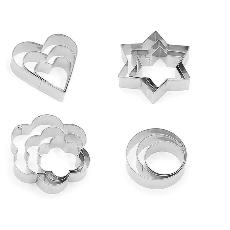 Metallic cookie cutter
