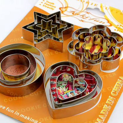 Metallic cookie cutter