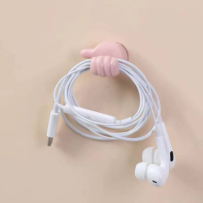 Self adhesive thumb hooks