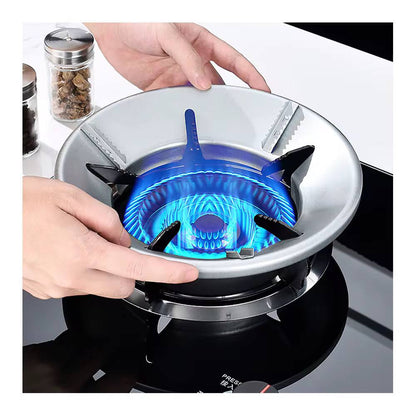 Gas wind shield/ energy saving cover
