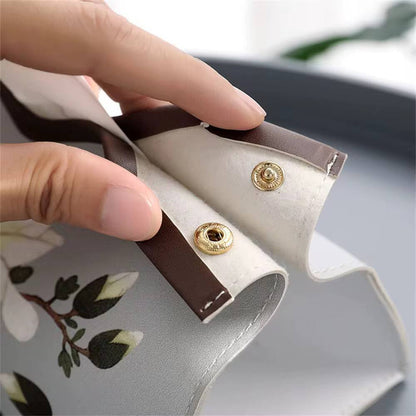 Tissue Box Organizer PU Leather