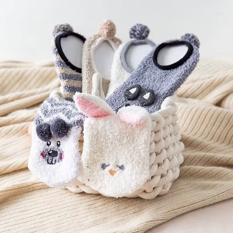 Cute Coral Fleece Socks