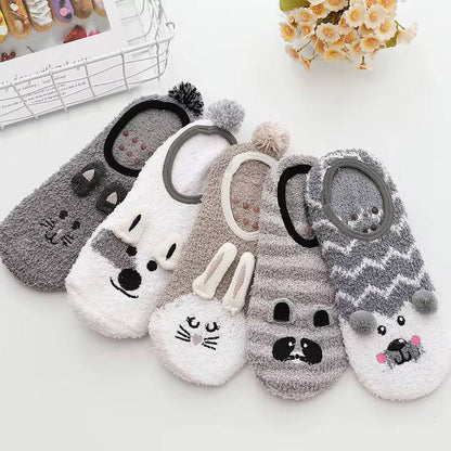 Cute Coral Fleece Socks