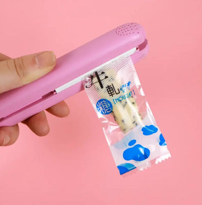 Electric food sealer / hair curler