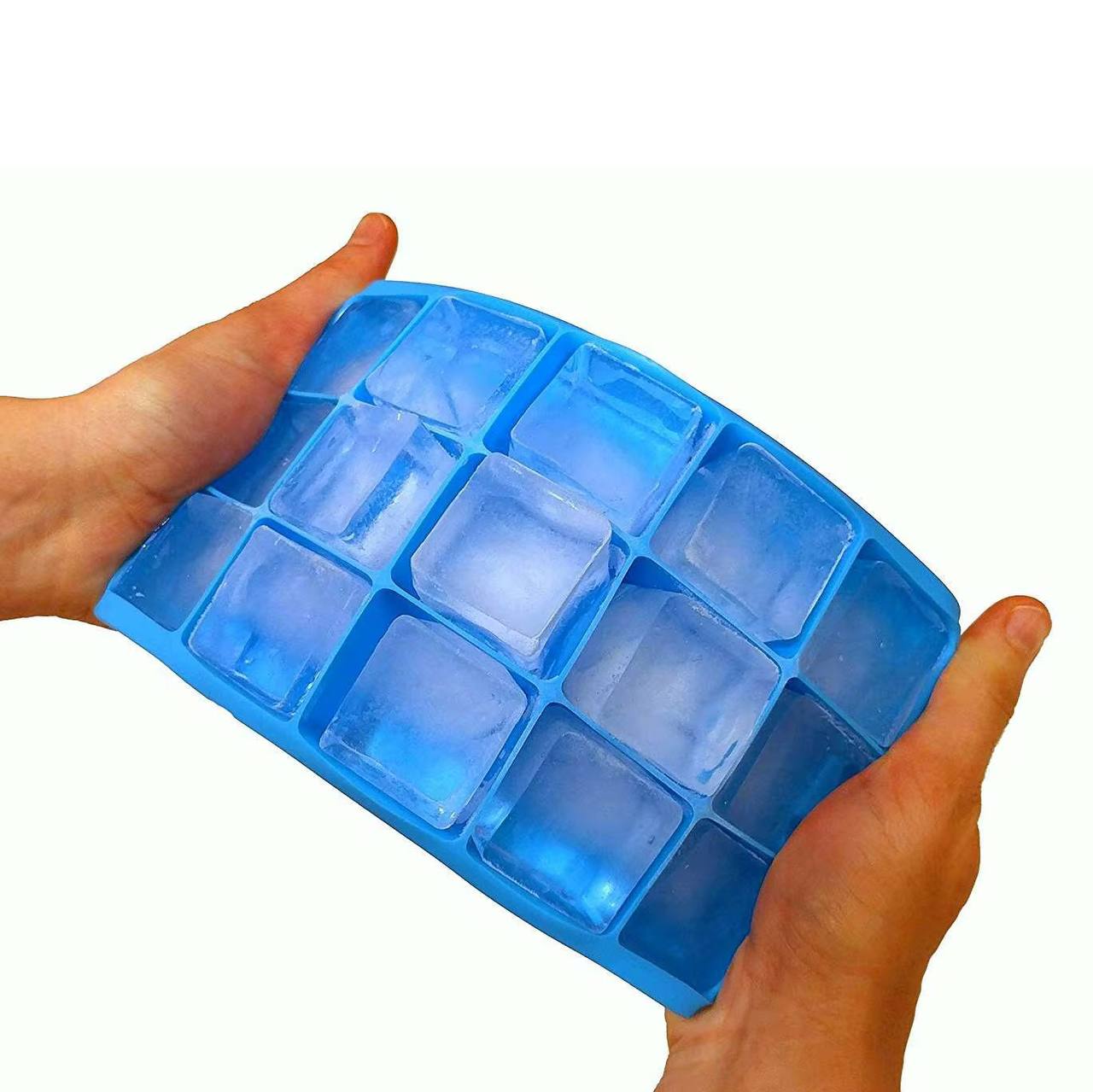 Reusable Silicon Ice Cube Mould with Lid
