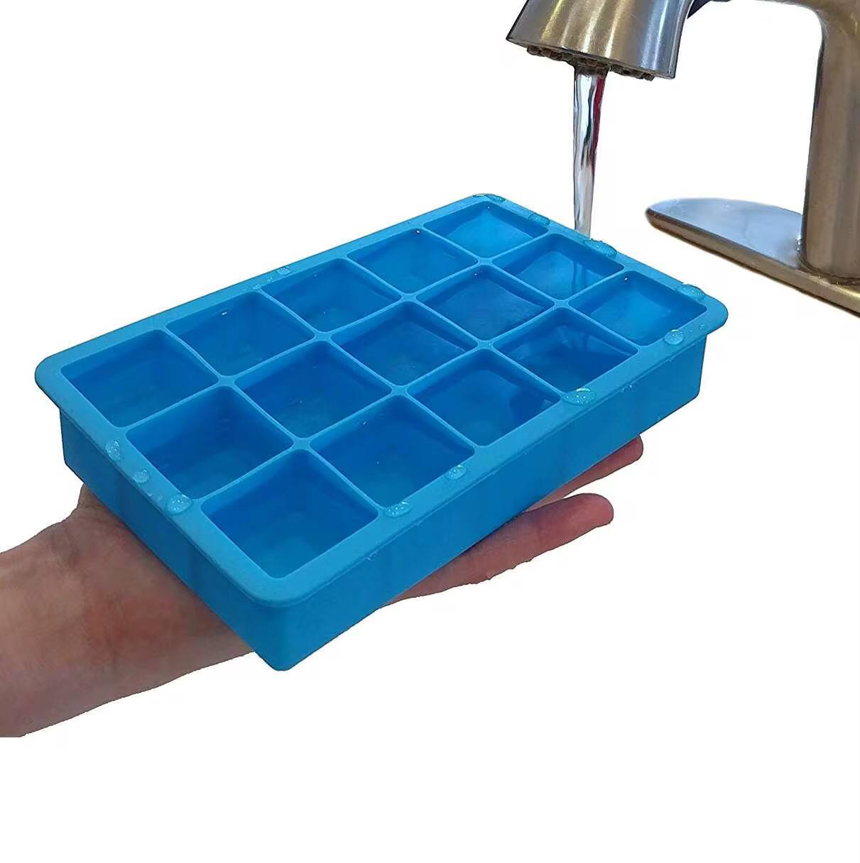 Reusable Silicon Ice Cube Mould with Lid