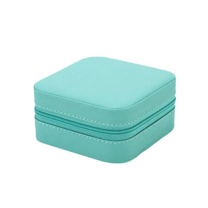 Portable travel storage organizer jewelry case