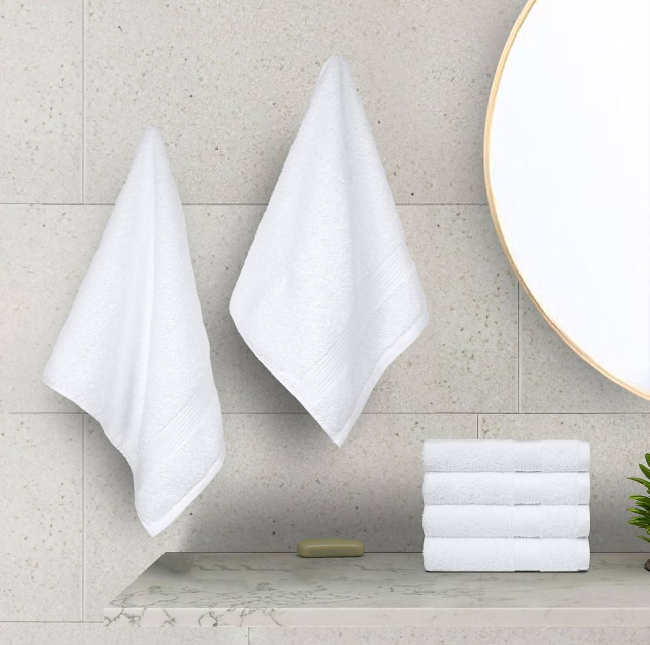Camel brand White hand towel