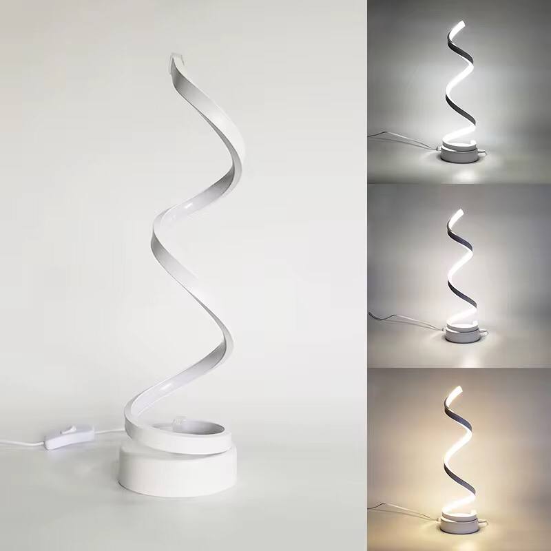 Vertical Spiral Table Lamp