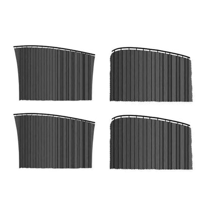 car window curtains 4pc